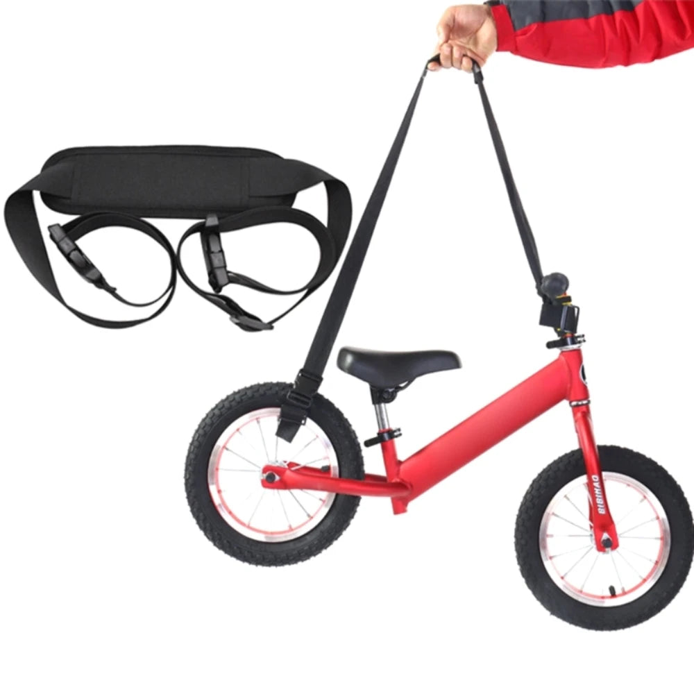 Adjustable Kids Bikes Carrying Strap with Shoulder Pad Kick Scooter Shoulder Strap Hand Carrying Shoulder Belt Oasis Select