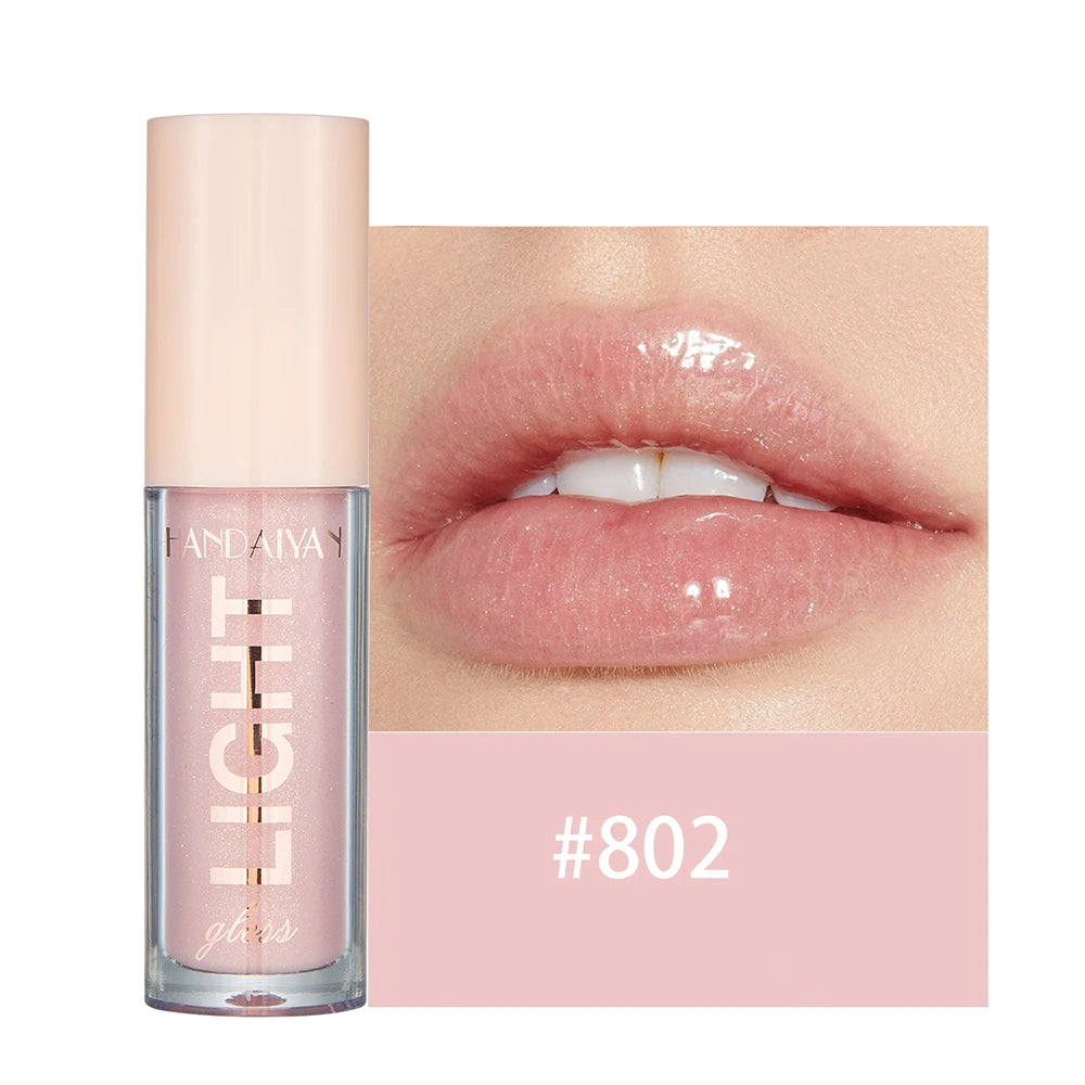 12 Shades Mirror Effect Lip Gloss Moisturizing Long Wear Jelly Honey Lip Balm Women Makeup Cosmetic Plumping Glossy Oasis Select 802