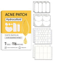 Large Hydrocolloid Pimple Patches Bulk – 9 Styles Face & Body Hydrocolloid Pimple Patches Oasis Select A 116pcs