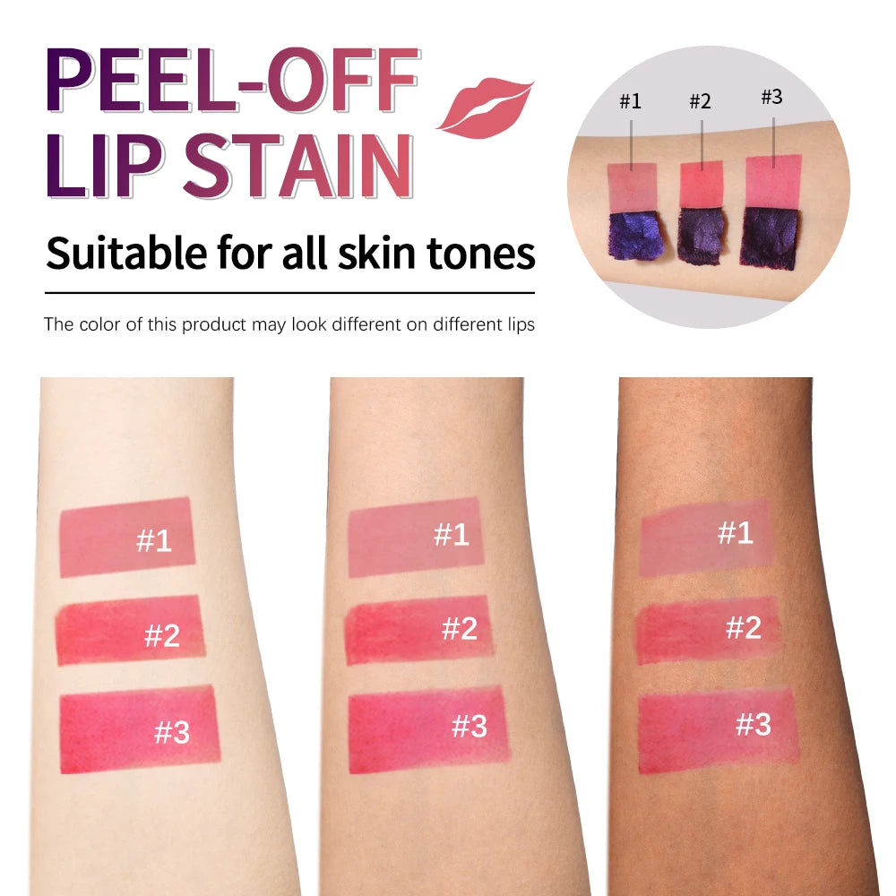 Lip Stain Peel Off Waterproof Lip Resistant Makeup 24 Hours Water Resistant Lipsticks Matte Tick for Lips Stick Free Shipping Oasis Select