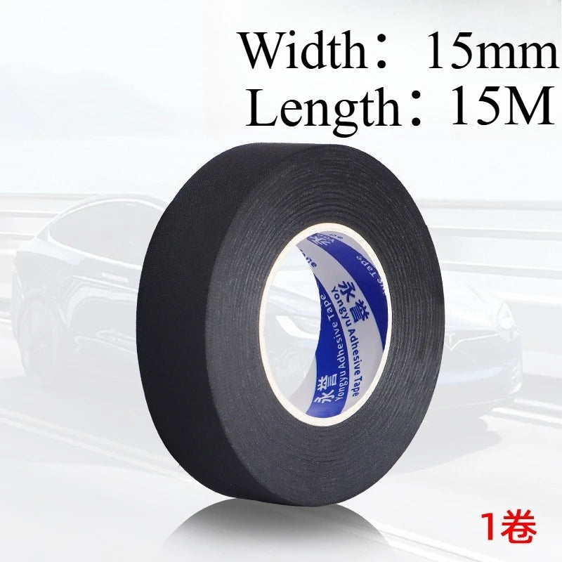 9/15/19/25/mm Electrical Insulation Heat-resistant Wiring Harness Tape PET Bundle Flame Retardant Tape Oasis Select 15x15