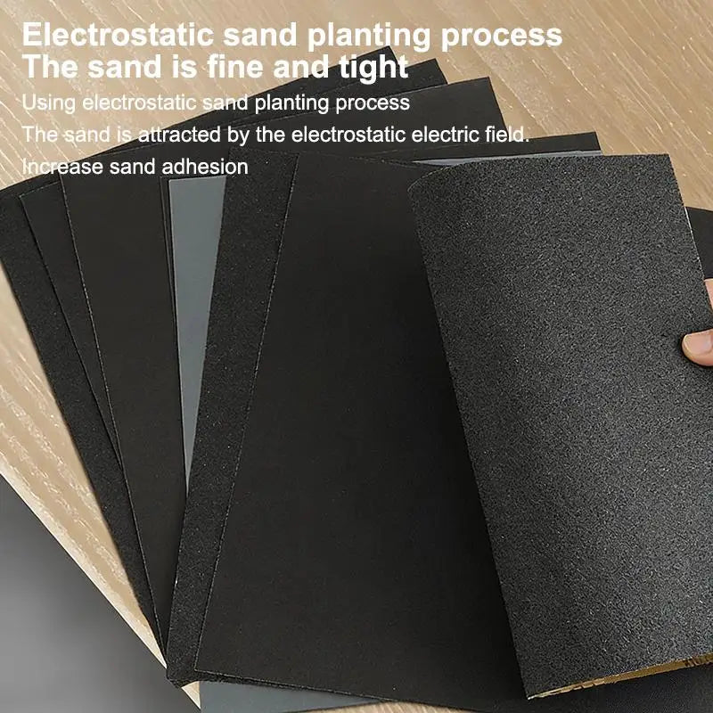 20Pcs 60/180/240/360/1000/1500/2000 Sandpaper Grit Wet /Dry Sanding Paper Abrasive Polishing Tools For Metal Wood Ceramic Tile Oasis Select