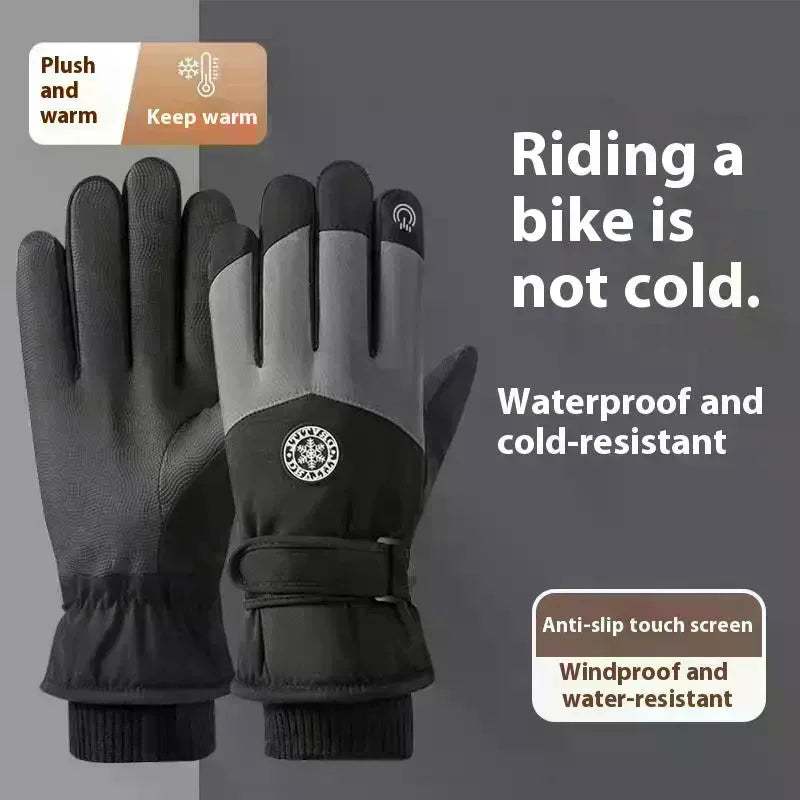 Touchscreen Winter Gloves – Fleece-Lined, Windproof & Warm