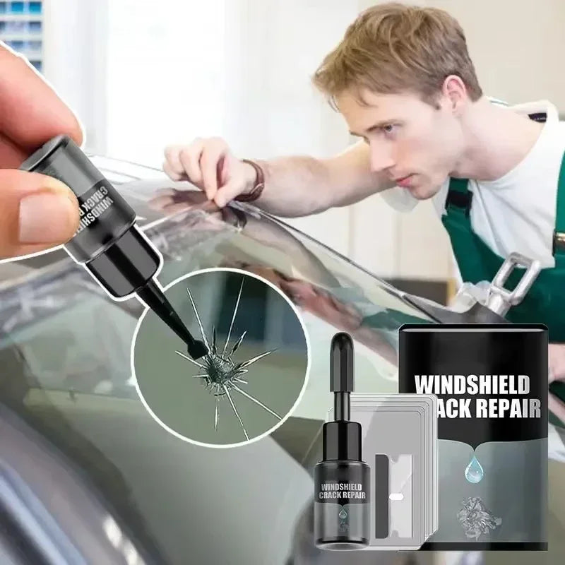 Windshield Repair Kit Quick Fix Car Cracked Glass Scratch Crack Restore Fluid Glass Curing Glue Car Accessories U5BcOC Oasis Select