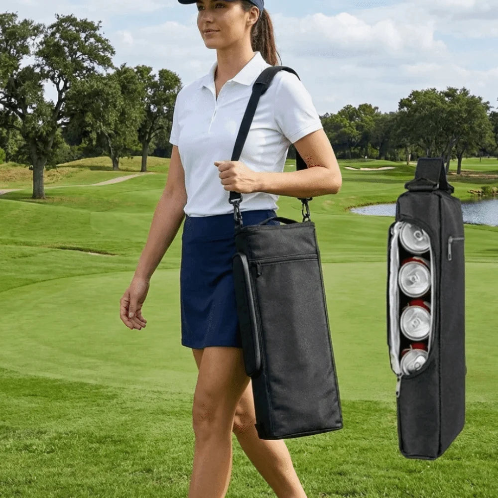 Large Capacity Golf Cooler Bag Leak-proof Cooling Insulated Beer Cooler Bag Adjustable Shoulder Strap Lightweight Oasis Select