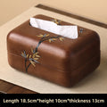 New Chinese Style High-end Tissue Box Living Room Coffee Table Chinese Style Paper Box Decoration Desktop Home Use Oasis Select B