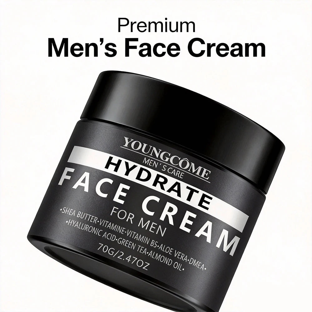 Men's Shea Butter Face Cream – Vitamin B5 & Hyaluronic Acid
