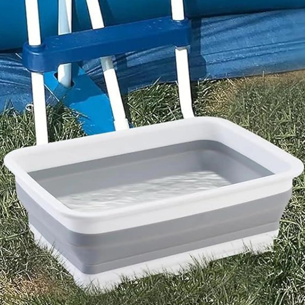 Foldable Foot Bath Folding Foot Bath Bowl Feet Soaking Bucket Pool Accessories for Hot Water Dry Skin Pedicure Salon Home Oasis Select