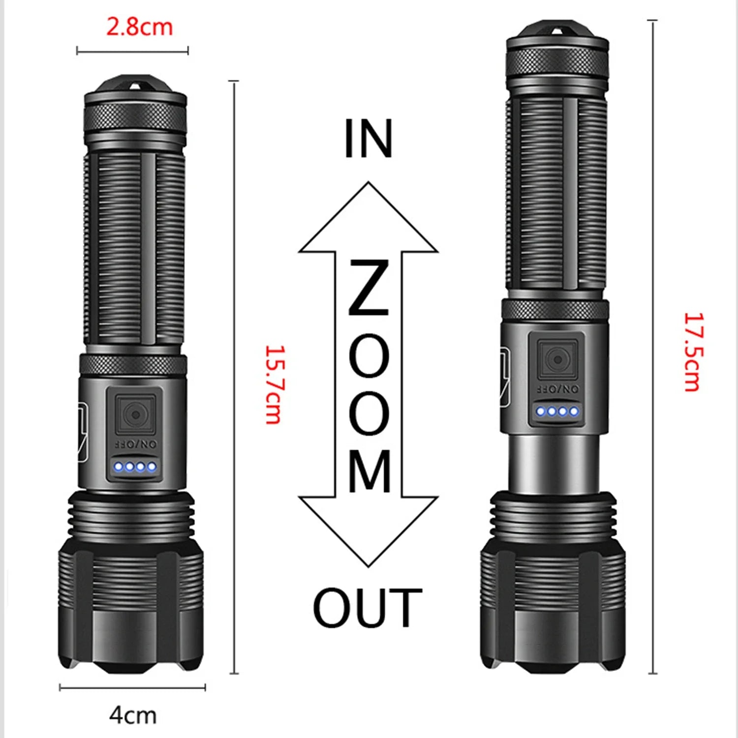 High Power Rechargeable Flashlights Ultra Powerful XHP50/XHP70 Torch Light External 18650Tactical Flashlight For Outdoor Camping Oasis Select