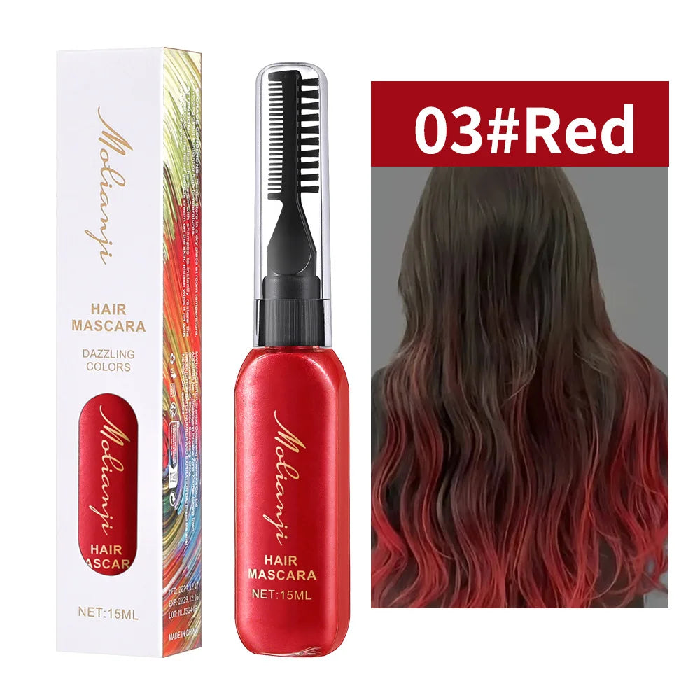 Multi-Color Hair & Eyelash Dye – Long-Lasting Trendy Shades Hair Color Dye Oasis Select 03 Red