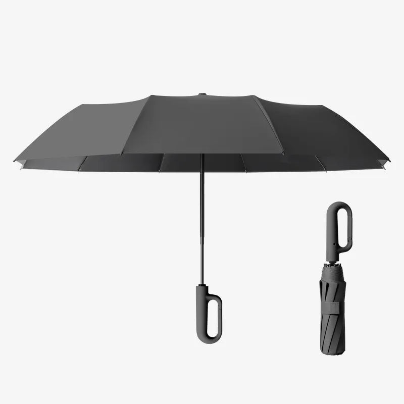 Ombrello Automatico Inghilterra Teschio Ombrello Pieghevole Ombrello Automatico UV Ombrello Automatico Di Apertura E Chiusura Oasis Select Black-A