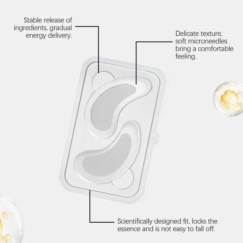 1/2/3 Boxes Micro-needle Under Eye Patch For Wrinkles Fine Lines, Microneedle Firming Eye Patch Smooth For Tired Puffy Eyes Care Oasis Select