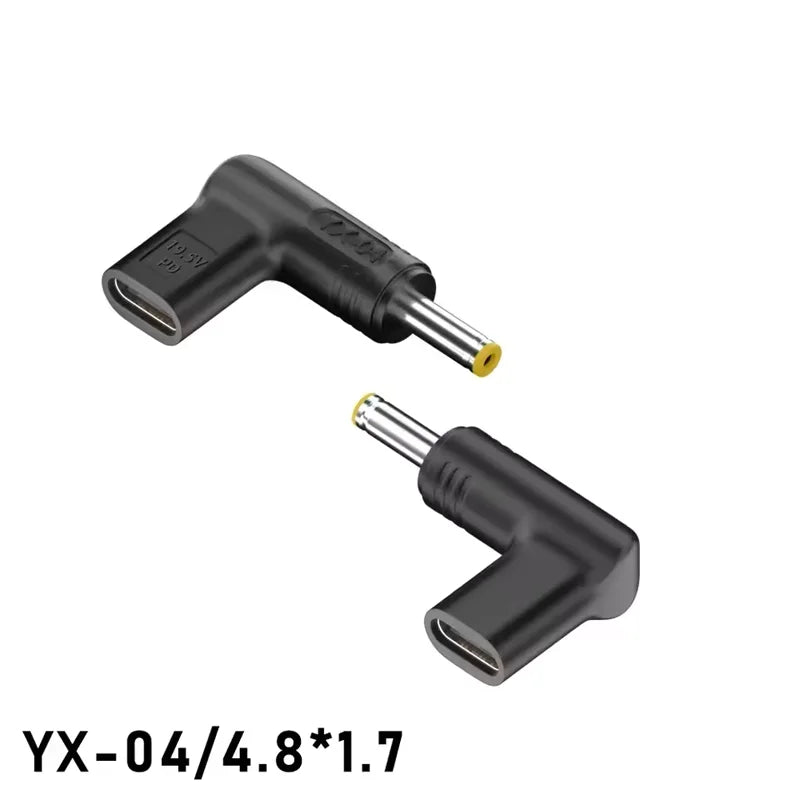 100W USB-C to DC Laptop Charger Adapter – HP Dell Asus Lenovo Laptop Charger Adapter Oasis Select 4.8-1.7mm