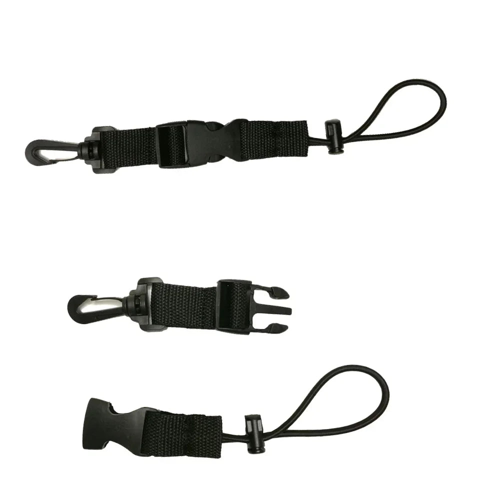 2PCS Diving Camera Lights Lanyard Strap Backpack Quick Release Buckle Clip Diver Torch Holder Buckle Oasis Select
