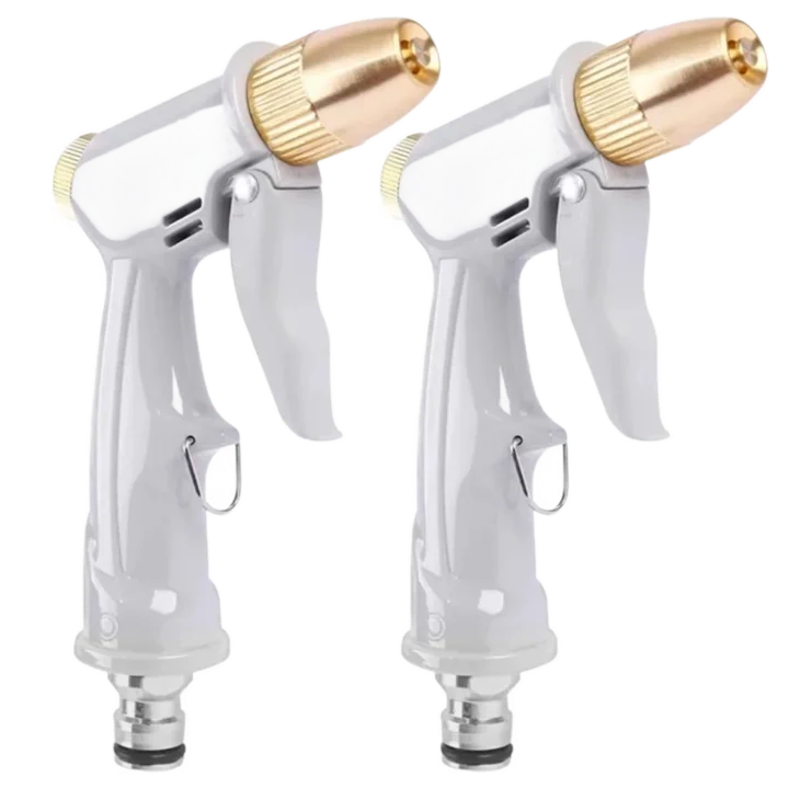 High Pressure Water Spray Gun – Brass Nozzle Garden Hose Sprayer