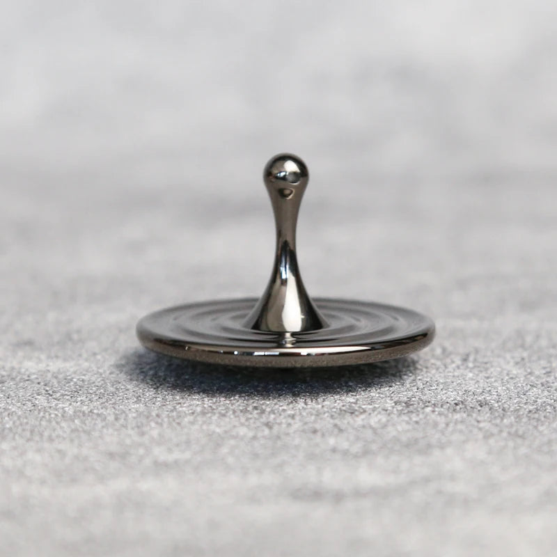 Zinc Alloy Enchanting Teardrop Fidget Spinner - Rotating Desk Top Stress Reliever for Adults and Children, Unique Gift Oasis Select