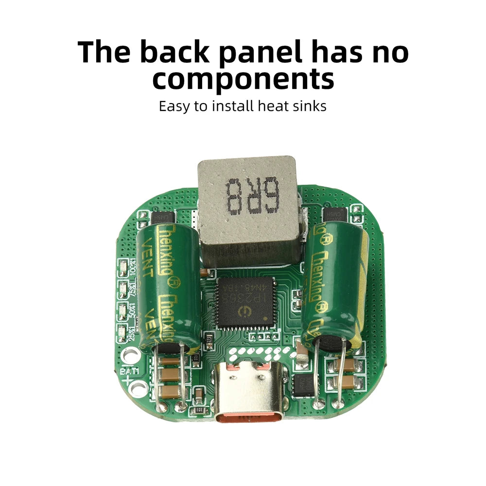 IP2368 100W Bidirectional Buck-Boost Charge/Discharge Fast Charging Module for 2-5S Lithium Batteries Temperature Protection Oasis Select