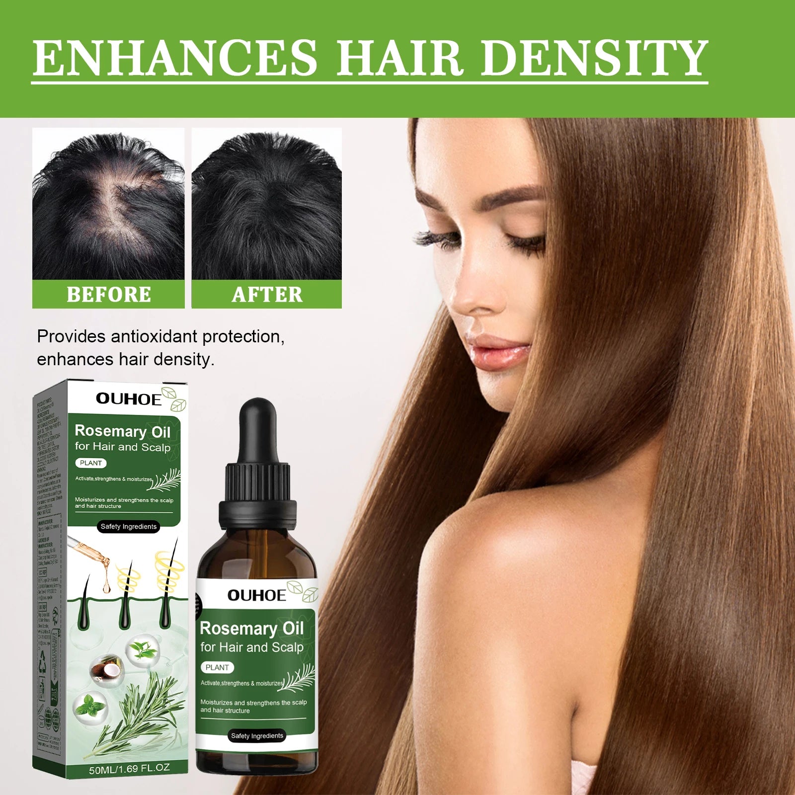 Rosemary Essential Oil for Hair – Nourish & Strengthen Hair Essential Oil Oasis Select