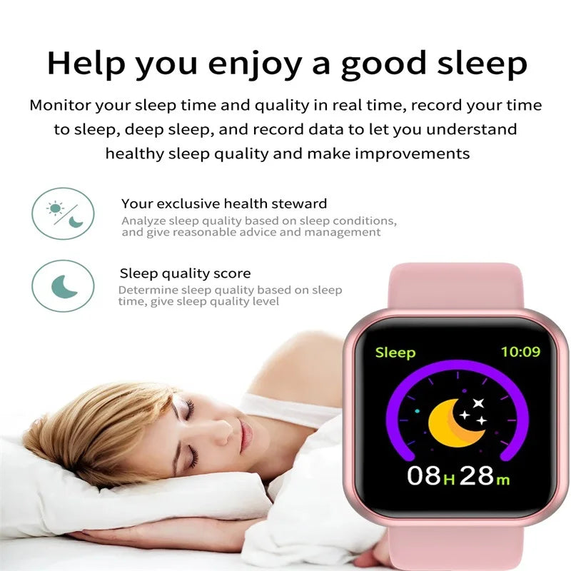 Y68 D20 Smart Watch – Fitness Tracker & Heart Rate Monitor