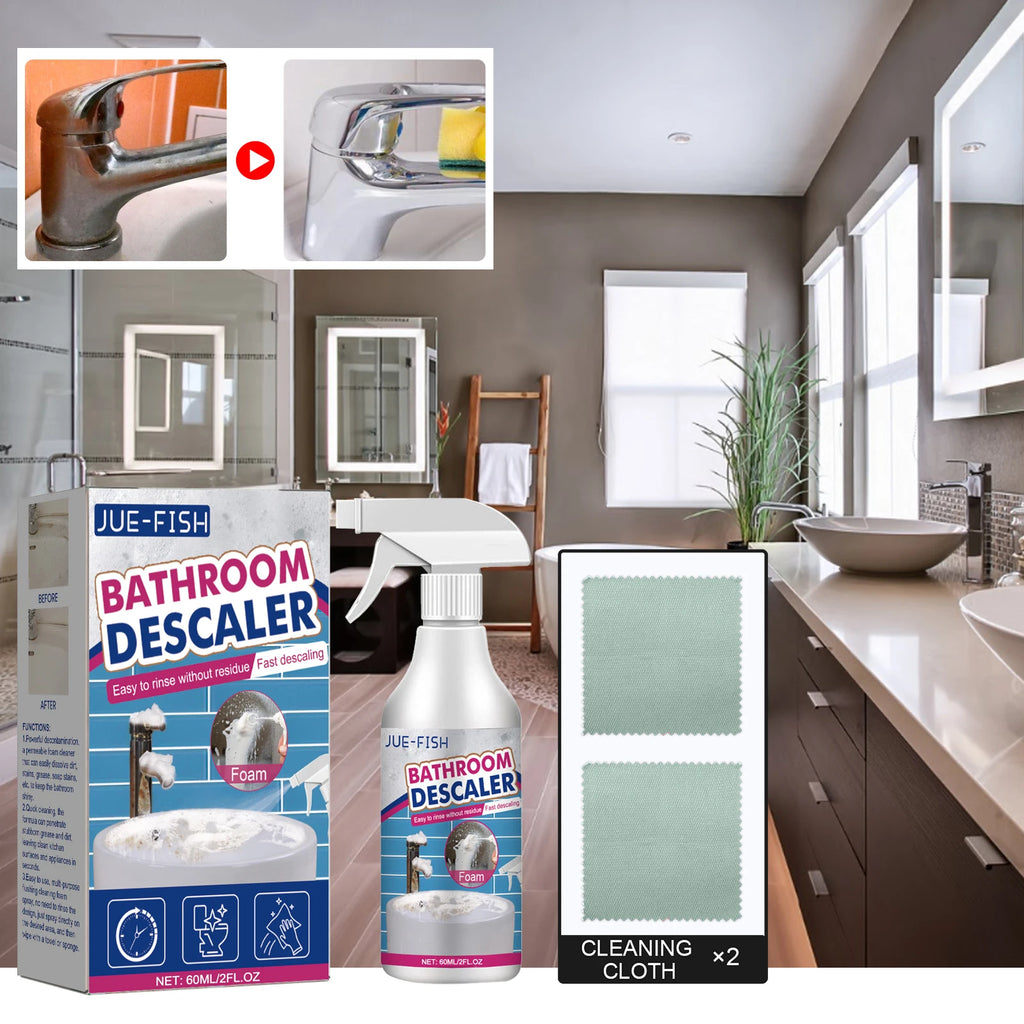Jue Fish Bathroom Cleaner Powerful Cleaning Remove stubborn stains Fast Acting No Residue Multi Purpose Household Stain Remover Oasis Select
