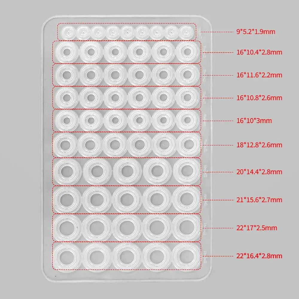 1Sheet S/L Faucet O-Ring Sealing Gasket Replacement Leak-proof Pipe Connection Gasket Silicone High Temperature Resistant Oasis Select