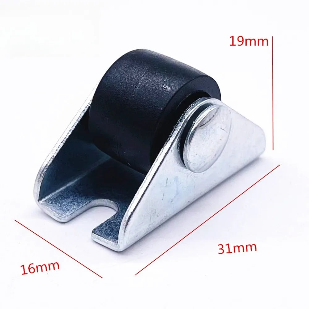 0.5-inch Ultra Quiet Drawer Pulley Linear Caster Directional Nylon Floor Cabinet Furniture Mini Small Wheel Oasis Select