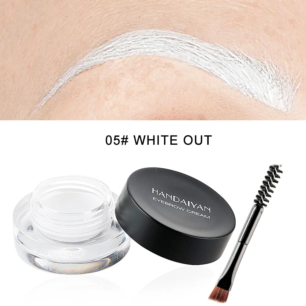 HANDAIYAN Waterproof Eyebrow Gel Cream – 12 Shades, Long Lasting