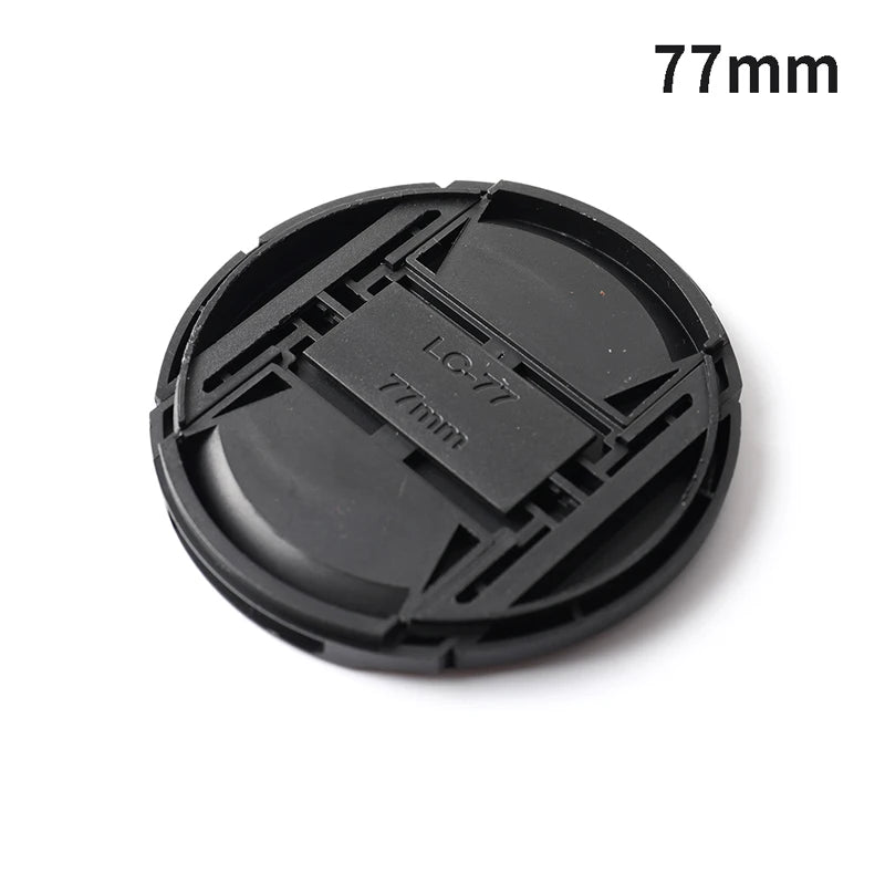 1PC Camera Lens Cap High-quality 40.5mm 49mm 52mm 55mm 58mm 62mm 67mm 72mm 77mm 82mm Snap on Front Lens Cap for Camera Oasis Select I