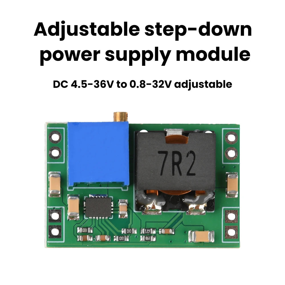 Adjustable Step-Down Module DC-DC 4.5-36V to 0.8-32V High Efficiency 5.6A Power Supply Compact Design for Industrial Electronics Oasis Select