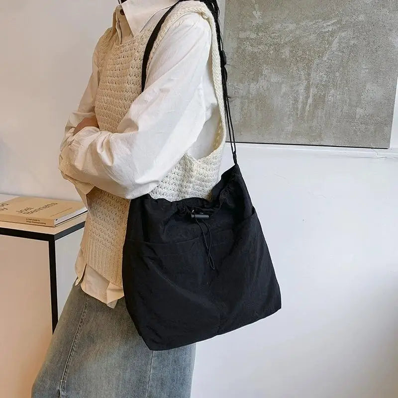 Large Capacity Versatile Shoulder Bag For Women's Summer Popular Lightweight Crossbody Bag Minimalist Tote Handbag Oasis Select