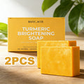 2PCS Turmeric Acid Soap Handmade Soap, Bath Soap, Cleaning Soap, Moisturizing, Suitable for all skin types, unisex, Valentine's Oasis Select orange 200g