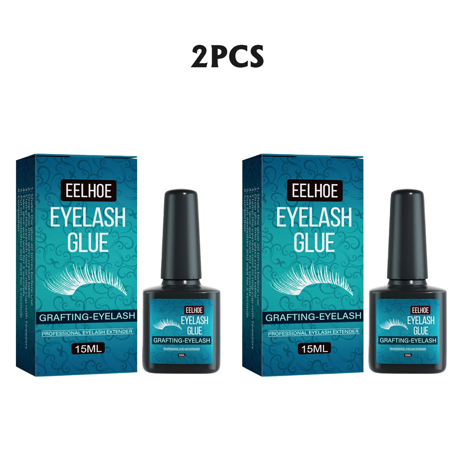 EELHOE Eyelash Glue – Quick Dry, Low Irritation Lash Adhesive Eyelash Adhesive Oasis Select 2pcs