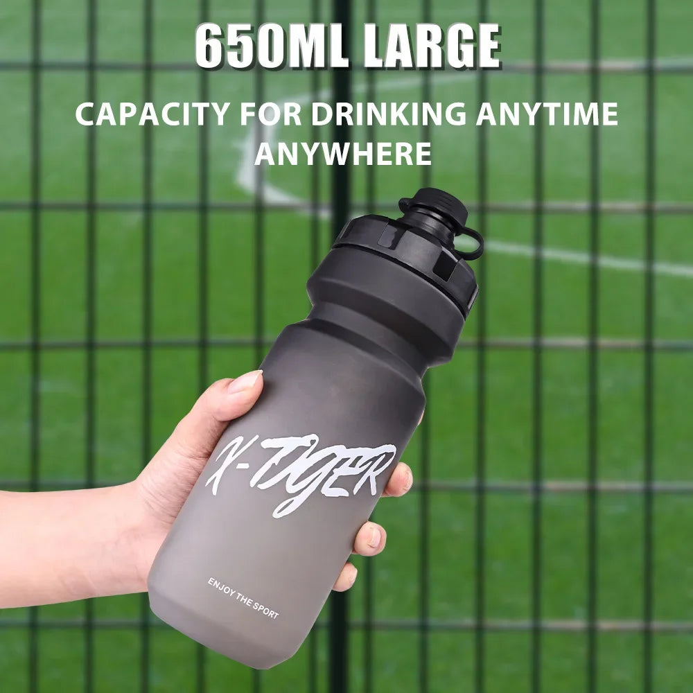 X-TIGER Water Bottle Bicycle 650ML Large Capacity Bottle Road Bike Portable Squeeze Cup Outdoor Sports Cycling Water Bottles Oasis Select