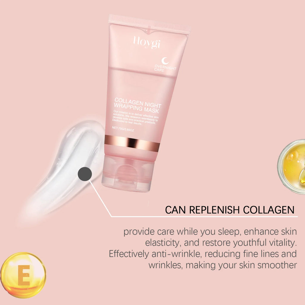 Hoygi Collagen Peel-Off Overnight Face Mask – Firming & Hydrating Overnight Peel-Off Mask Oasis Select