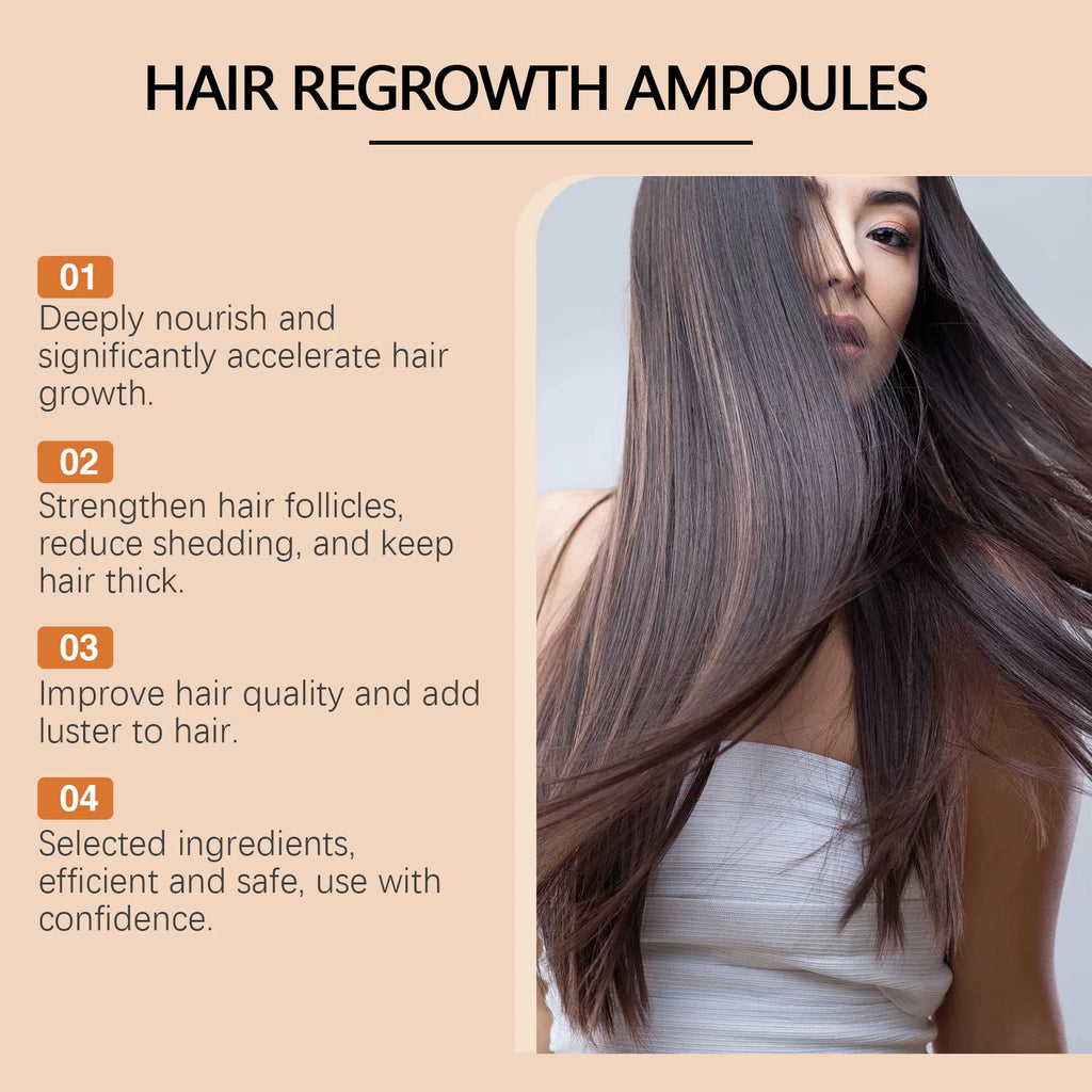 HOEGOA Hair Growth Serum Ampoules – Nourishing Scalp Treatment Hair Growth Serum Oasis Select