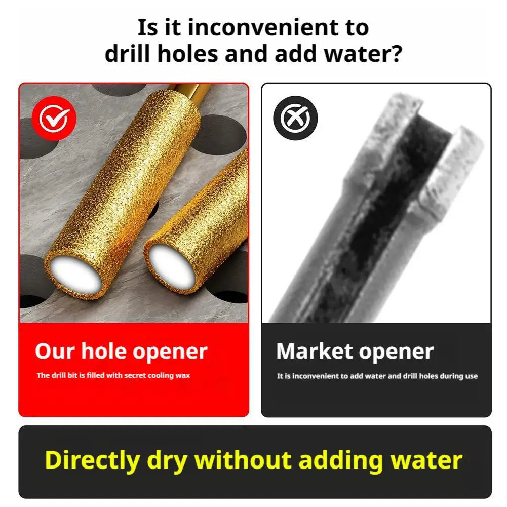 Diamond Core Drill Bits – Dry Drilling Tile, Granite & Marble