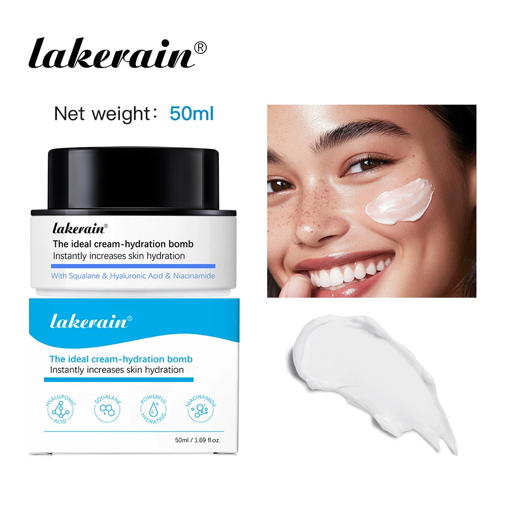 Lakerain Hydration Bomb Face Cream – All Skin Types, 100ml Facial Moisturizer Cream Oasis Select 50ml