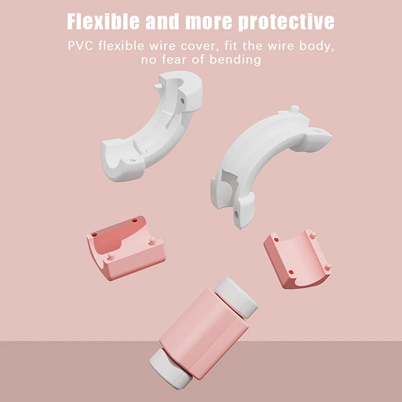 susu 10PCS Data Cable Protector Universal Anti-Break Protective Cover For Android iPhone All Phone Users Hot Sale New 2026 Oasis Select