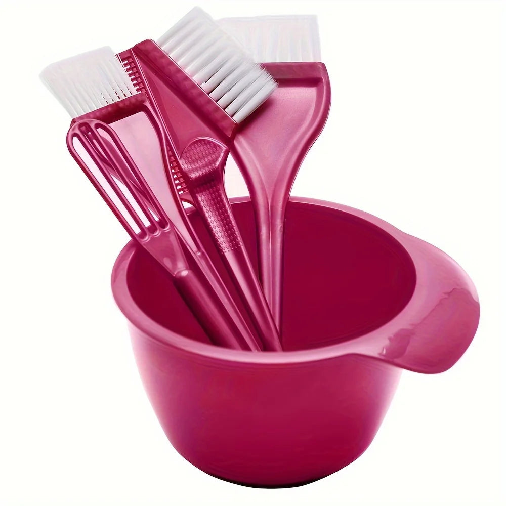 6pcs/set Professional Hair Coloring Kit for Barber Salon and Home Use - Includes Hairdressing Tools for Perfect Color Match and Oasis Select sz176