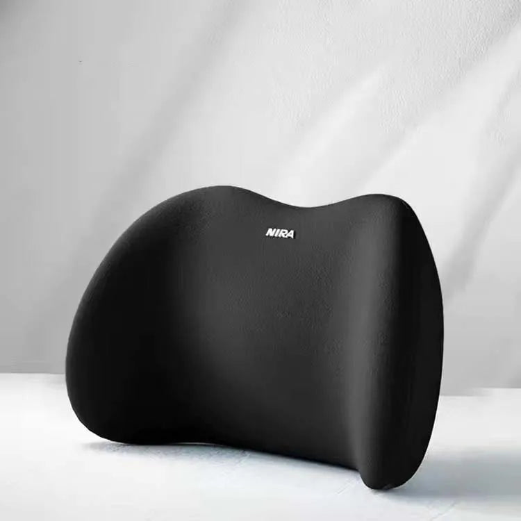 Car Headrest, Lumbar Support, Shoulder Pillow, Car Pillow, Memory Cotton Waist Backrest Cushion, Household Automotive Products Oasis Select Lumbar Pillow Black