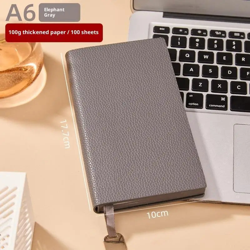 1pcs Business Notebook B5 A5 A6 Thick Leatherette Business Notebook Office Notepad Soft Cover Litchi Pattern Journal for Work Oasis Select A11