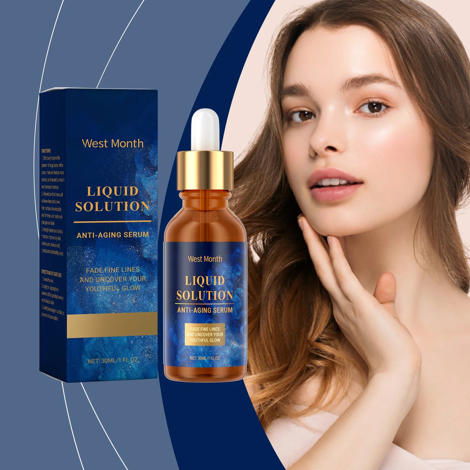 WEST MONTH Firming Facial Serum – Hydrate, Smooth & Repair Facial Serum Oasis Select