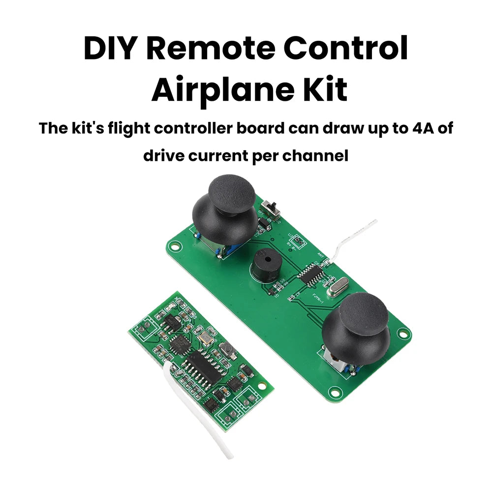 2.4G Dual Motor RC Aircraft DIY Kit Fixed-Wing Glider Differential RC Circuit Board Flight Controller Board Oasis Select