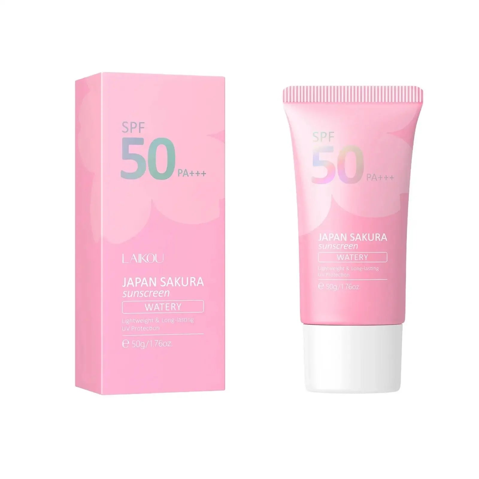 LAIKOU Sakura Sunscreen Primer SPF 50 PA+++ Lightweight 50g