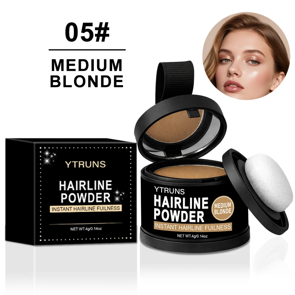 YTRUNS Hairline Powder Medium Brown | Root Touch-Up Shadow 4g