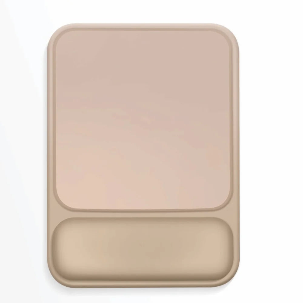Ergonomic Wrist Rest Mouse Pad Soft Palm Rest Non-Slip Base Hand Pillow Durable Slow Rebound Mouse Mat Office Use Oasis Select Mouse Pad beige