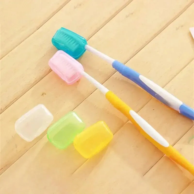 5pcs Portable Toothbrush Head Protective Cover Dustproof Head Cover Toothbrush Head Protective Case For Travel Hiking Camping Oasis Select