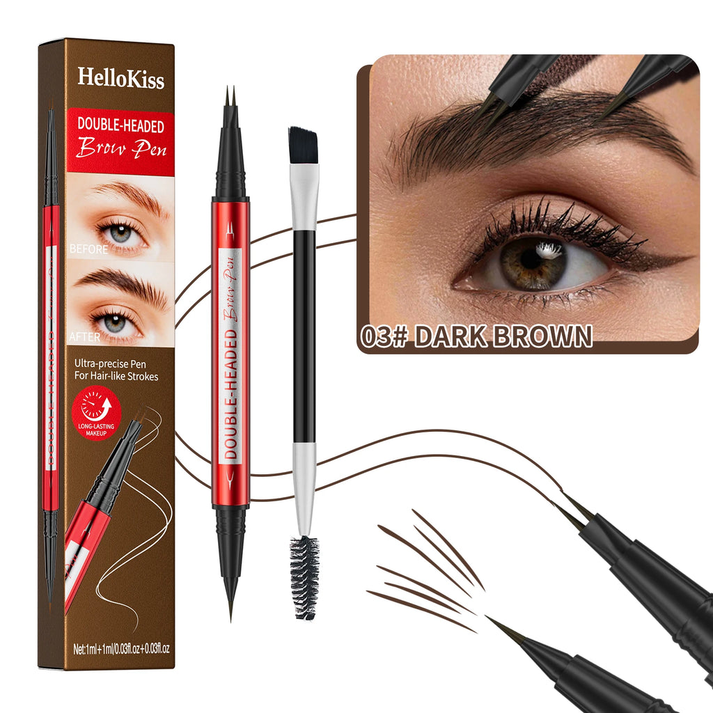 Hello Kiss Microblading Eyebrow Pen – Waterproof, 5 Colors