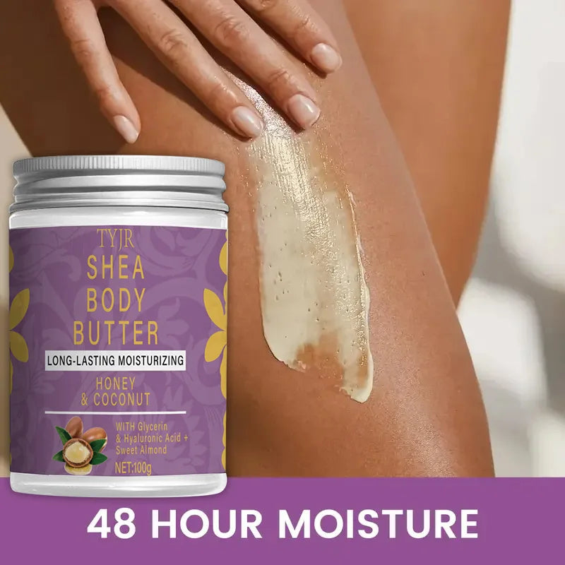 Organic Unrefined Shea Body Butter Oil 100g – Deep Moisture Body Butter Oil Oasis Select