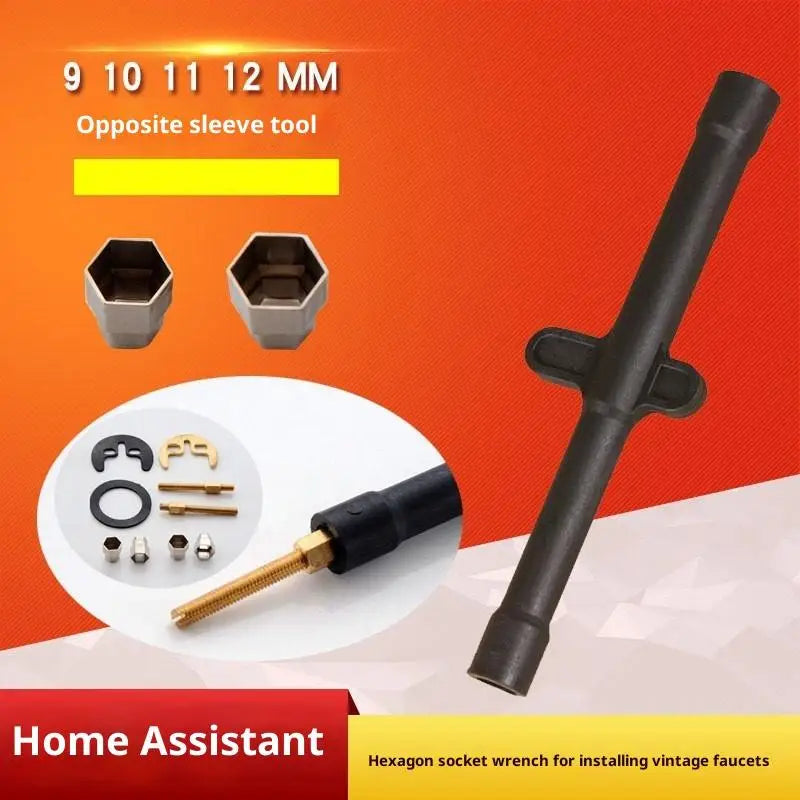 Adjustable Wrench User-Friendly 9/10/11/12mm Faucet Socket Tool for Plumbing Tasks Oasis Select
